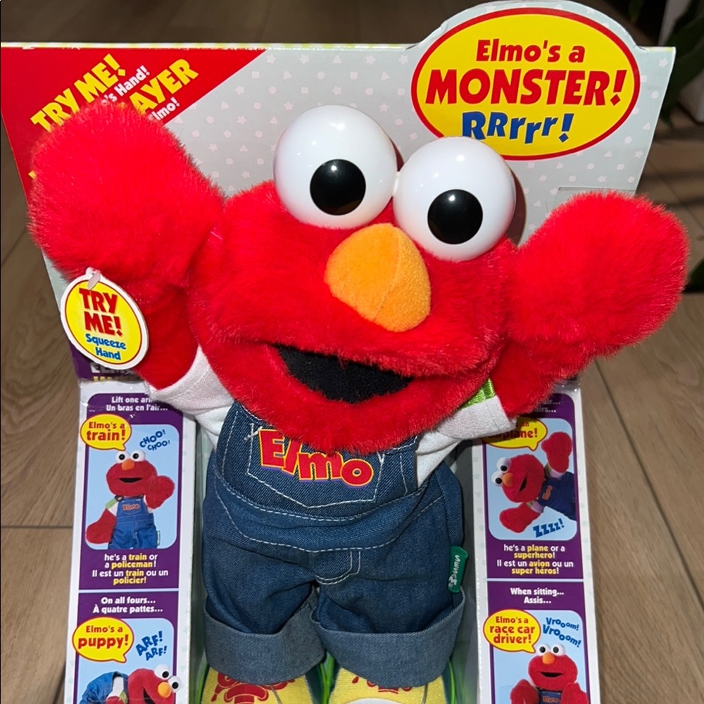 Vintage 1999 Let's Pretend Elmo - Picture 8 of 9